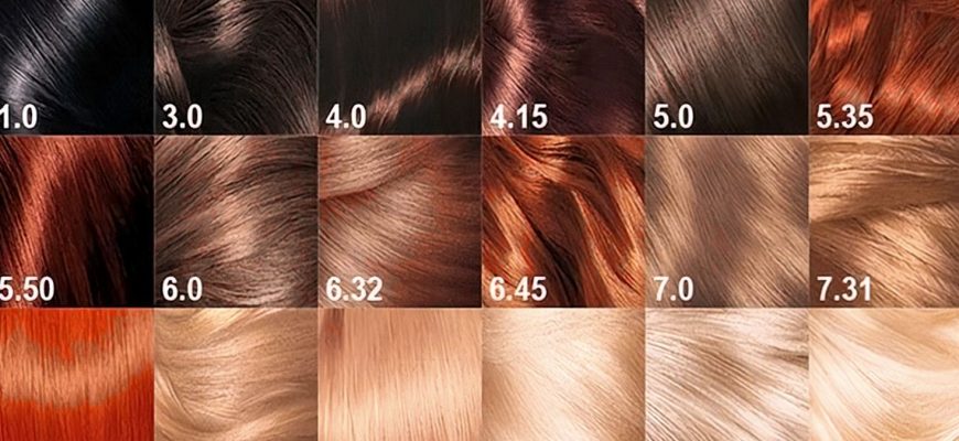 Так вот что означают цифры на краске для волос!